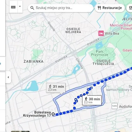 Sloneczne Mieszkanko Przymorze 2 Km Do Plazy * גדנסק